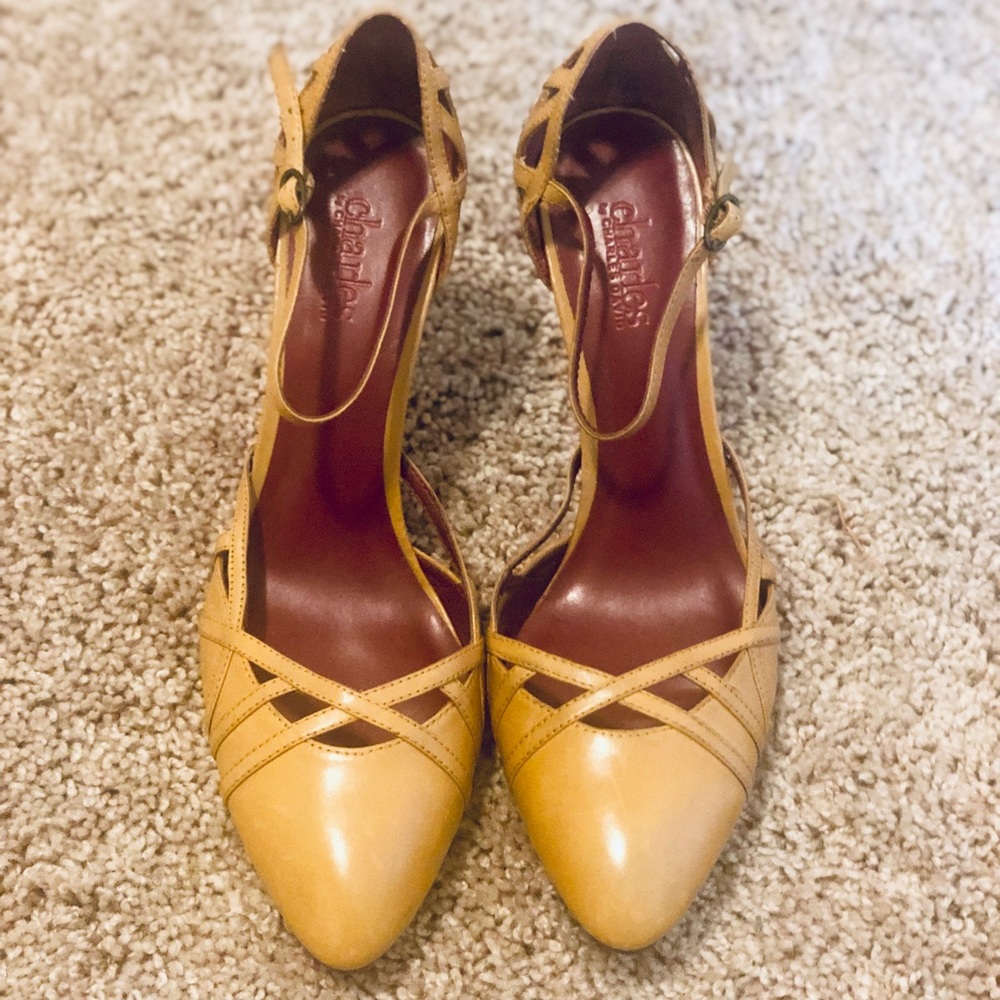 Charles David Ankle Strap Pumps